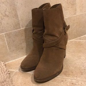 Tory Burch Suede Boots in brown